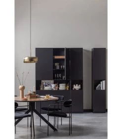 Exclusive Finca Opbergkast - Zwart - 210x39,5x40 -Meubilair Verkoop 76089b4a3aa24f8cb63e8070a83686b6