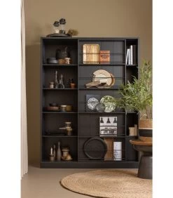 Exclusive Dana Bijzettafel - Hout/Metaal - Zwart - 47x48x48 -Meubilair Verkoop 763f2d5e3e5b49a5919c1ada97a81d8e