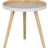 WOOOD Sasha Bijzettafel - MDF - Naturel - 41x41x40.5 -Meubilair Verkoop 7840b6589df245ae8d0b170664db3047