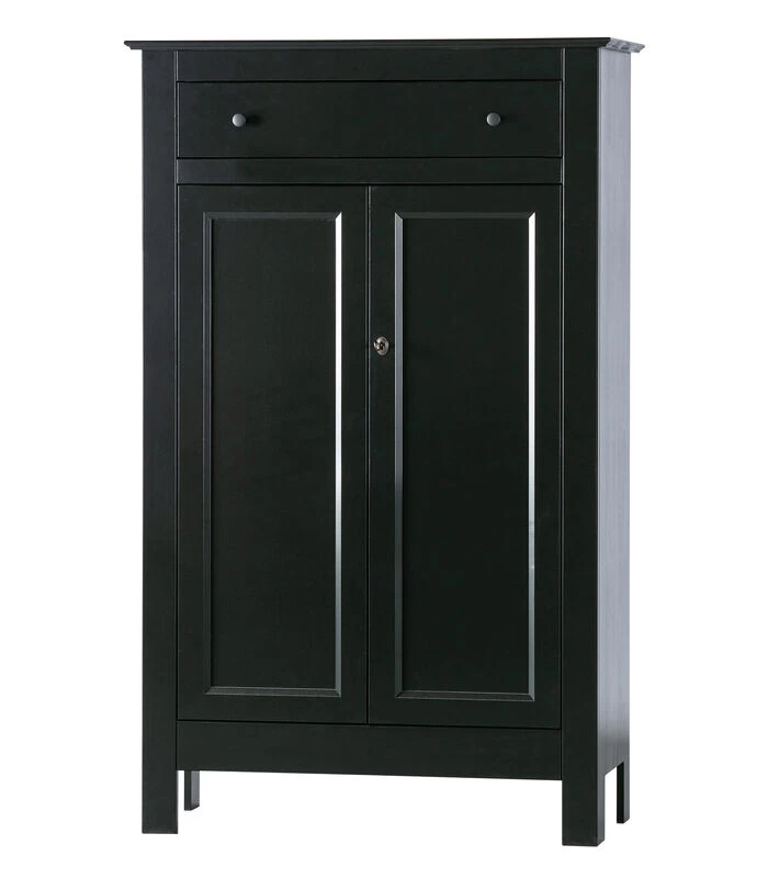 WOOOD Eva Meidenkast - Grenen Geborsteld - Zwart - 150x93x40 6 WOOOD Eva Meidenkast - Grenen Geborsteld - Zwart - 150x93x40 - Afbeelding 4