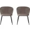 BePureHome Admit Eetkamerstoel - Fluweel - Khaki - Set Van 2 -Meubilair Verkoop 793394b091a344bf9a03a616fb077813