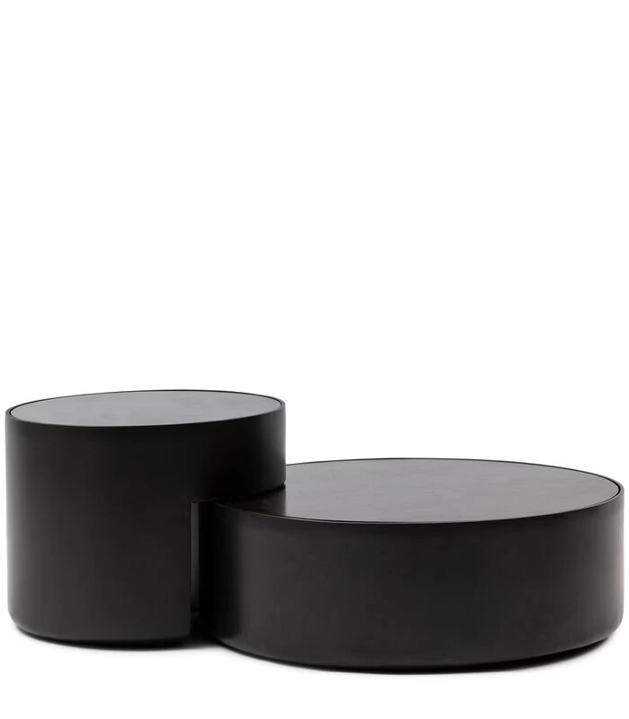 Salontafel Set Hollywood Hills - Zwart 3 Salontafel Set Hollywood Hills - Zwart