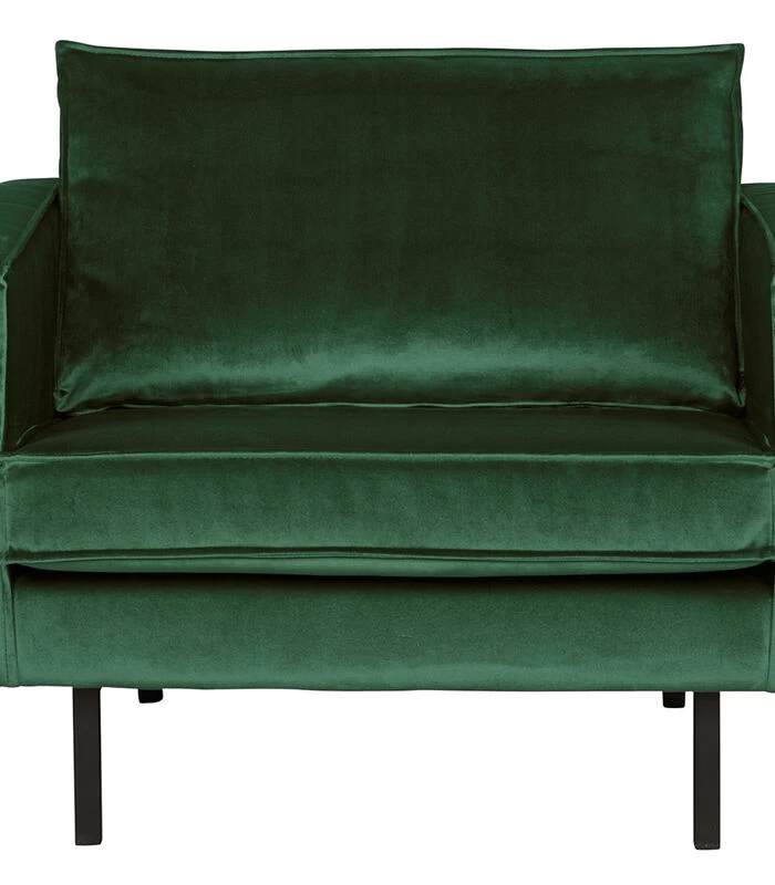 BePureHome Rodeo Fauteuil - Velvet - Green Forest - 85x105x86 3 BePureHome Rodeo Fauteuil - Velvet - Green Forest - 85x105x86