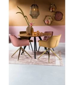 Eettafel Mimoso - Hout/Zwart - Ø120cm -Meubilair Verkoop 809c1d7757d94c2192e7de9860931ae6