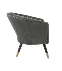 Leitmotiv Stoel Royal - Velvet Taupe Groen - 70x71x80cm -Meubilair Verkoop 81f5679939874b2f8478100eca46de68