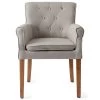 Eetkamerstoel Met Armleuning - La Scala Dining Armchair - Linnen Flax - Naturel -Meubilair Verkoop 83a8e49a85ea4217af935dd4dab1ce69