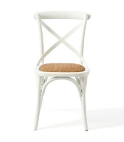 Saint Etienne Dining Chair White - (LxBxH) 50x50x98 Cm