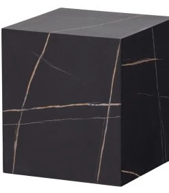 Exclusive Benji Bijzettafel - Marmerlook - Zwart - 45x40x40 -Meubilair Verkoop 8508690b2370488088afc21c89332c94