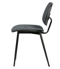 WOOOD Jackie Eetkamerstoel - Fluweel - Grijs - Set Van 2 -Meubilair Verkoop 8592cfe7b33848d39153f0aee0f8acc0