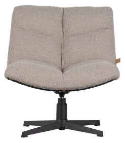 Exclusive Vinny Draaifauteuil - Boucle - Zand - 80x75x75