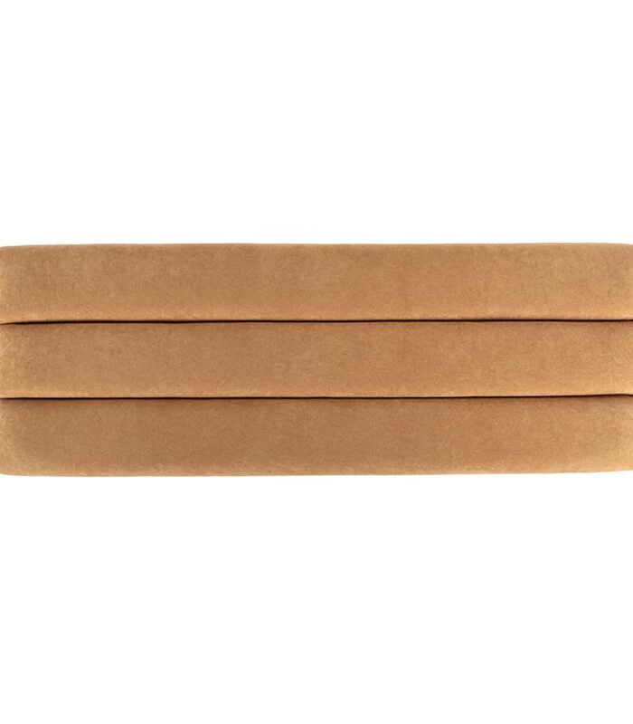 Leitmotiv Bank Explicit - Suede Look Okergeel - 121x41x43cm 6 Leitmotiv Bank Explicit - Suede Look Okergeel - 121x41x43cm - Afbeelding 4