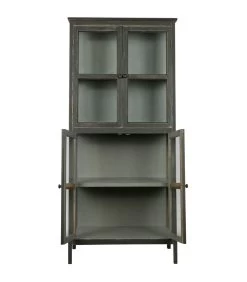 BePureHome Herritage Schuine Kast - Hout/Glas - Zwart - 173x79x45 9 BePureHome Herritage Schuine Kast - Hout/Glas - Zwart - 173x79x45 -Meubilair Verkoop 8984e9a724644248b2793f1616e1bd4c