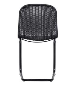 WOOOD Buisframe Tuinstoel Willem - Polyester - Zwart - Set Van 2 -Meubilair Verkoop 89ce3c18f1d146c48f2e782d14474596