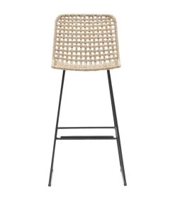 Tuinstoel Zonder Armleuning Hoog - Jakarta Outdoor Barstool - Bruin