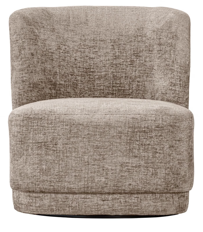 Draaifauteuil Atty - Polyester - Zand - 75x74x65 4 Draaifauteuil Atty - Polyester - Zand - 75x74x65 - Afbeelding 2