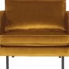 BePureHome Rodeo Fauteuil - Velvet - Oker - 85x105x86