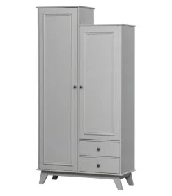 WOOOD Lily Garderobekast - Grenen - Clay - 190x98x41 -Meubilair Verkoop 8d7c30b548a44146bbdfaa849e160a94