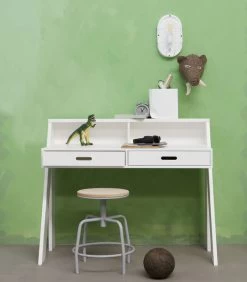 WOOOD Connect Bureau - Grenen - Wit - 93x112x55 -Meubilair Verkoop 8e4bcbe5a15744949b23fd1c478dcb9f