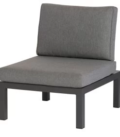 Tussenelement Loungeset - Aluminium - Antraciet - 63x80x70