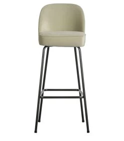 BePureHome Vogue Barstoel - Fluweel - Pistache - 103x50x55
