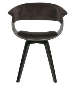 BePureHome Catch Eetkamerstoel - Velvet - Bruin - 80x62x52