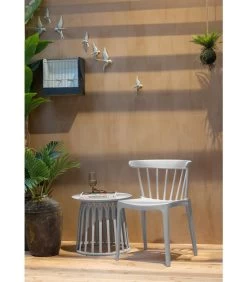 WOOOD Bijzettafel Buiten Boy - Kunststof - Mist - Set Van 2 -Meubilair Verkoop 93a171d4c31f4f6e883014a9f9f38007