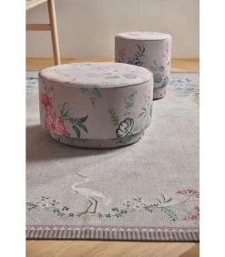 Pip Studio Poef Fleur Grandeur Medium - Khaki - 45x40x40 -Meubilair Verkoop 93f51d476b824d8b8286d4253d7edde8