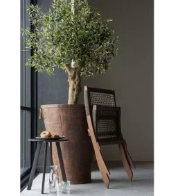 WOOOD Bijzettafel Buiten Fer - Metaal - Zwart - 49x40x40 -Meubilair Verkoop 94e465923d624baa8df62a5272c4534d