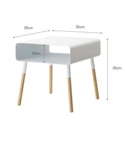 Yamazaki Low Side Table - Plain - White -Meubilair Verkoop 963edf2699c8493a9b08db1ec0bab153