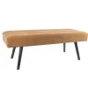 Leitmotiv Bank Explicit - Suede Look Okergeel - 121x41x43cm -Meubilair Verkoop 9641a08dbb194ee4ba0757aff7207172