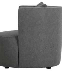 VTwonen Explore Fauteuil - Boucle - Staalgrijs - 81x96x92 -Meubilair Verkoop 964d6139e0dd46a8849e99896c30e89f