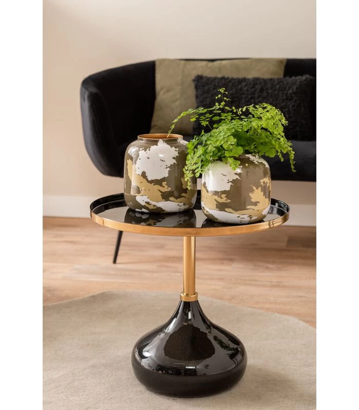 Leitmotiv Bijzettafel Mila Large - Zwart - 50x50x48cm 7 Leitmotiv Bijzettafel Mila Large - Zwart - 50x50x48cm - Afbeelding 5