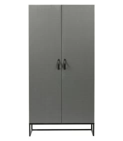 WOOOD Morris Kast - Grenen - Leem - 195x100x53