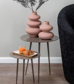 Leitmotiv Bijzettafel Supreme - Taupe - Ø32,5cm -Meubilair Verkoop 98218e95300a4740a83e2fd7894ed7c4