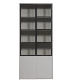 VTwonen 4-Deurs Vitrinekast Basic - Grenen - Mist - 230x101x40 8 VTwonen 4-Deurs Vitrinekast Basic - Grenen - Mist - 230x101x40 -Meubilair Verkoop 99d4ec0a75864d1da6aad3c2c7e56ec6