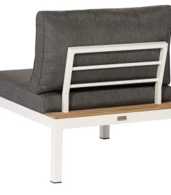 Tussenelement Loungeset La Vida - Teak - Wit - 63x80x70 -Meubilair Verkoop 9aeb600a04bc454388918766712cae15