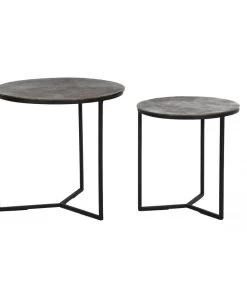 Bijzettafel Socos - Antiek Brons - Ø48,5cm -Meubilair Verkoop 9e368f3e8b49429a815ac8e4ccd058ea