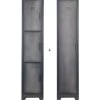 WOOOD Cas Lockerkast 3-Deurs En 1-Deurs - Metaal - Zwart - Set Van 2 -Meubilair Verkoop 9e62c35cfe1b43579dcc26ef49c2c3f3