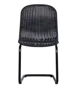 WOOOD Buisframe Tuinstoel Willem - Polyester - Zwart - Set Van 2 -Meubilair Verkoop 9f664a6da31c49ccb1db286c98d781c3