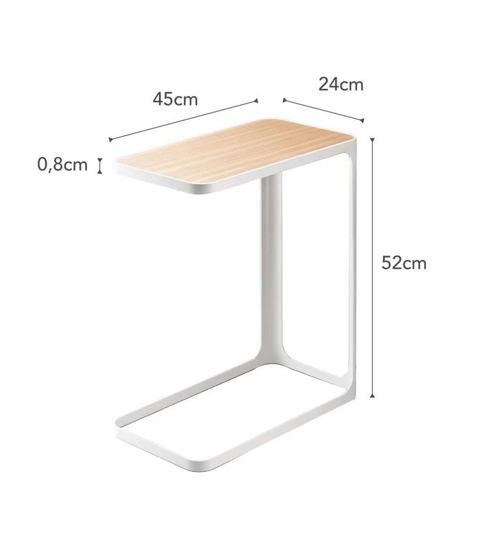 Yamazaki Side Table - Frame - White 6 Yamazaki Side Table - Frame - White - Afbeelding 4