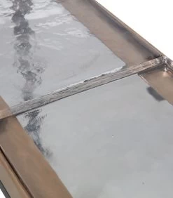 BePureHome Sunday Bijzettafel - Metaal/Glas - Zwart - 74x82x21 -Meubilair Verkoop a3b844260cd241eca824effdff83ccd2