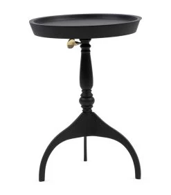 Bijzettafel Verstelbaar - Crosby Adjustable End Table - Zwart