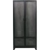 VTwonen Locker - Metaal - Zwart - 190x90x50 -Meubilair Verkoop a5aa8af925f04919975df7934ddd3ec4