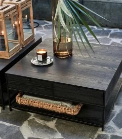 Salontafel Vierkant - The Bobby Table - Zwart -Meubilair Verkoop a652bab160454a438dafaa8d7171db24