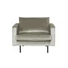 BePureHome Fauteuil Rodeo - Velvet - Khaki - 85x105x86