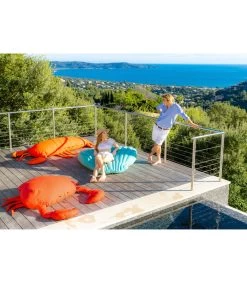 Drijvende XL-buitenpoef Schelpvorm -Meubilair Verkoop a81d986a4e5841c088716a63dfe64c28