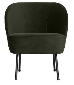 BePureHome Vogue Fauteuil - Fluweel - Dark Green - 69x57x70