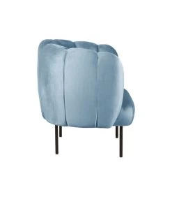 Leitmotiv Fauteuil Tulip Velvet - Blauw - 76x71x81cm -Meubilair Verkoop ab2e7e88128e4e20b13cfc26d7f6db36