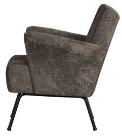 BePureHome Muse Fauteuil - Polyester - Grijs/Bruin - 77x73x70 -Meubilair Verkoop ac171ef6794b41c092ff16cd3799d3f8