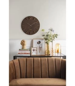 Leitmotiv Bank Royal - Velvet Chocolade Bruin - 128x71x80cm -Meubilair Verkoop ad20a0d4fa3749719162e1e5fed6b874